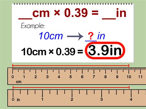 converter cm em polegadas